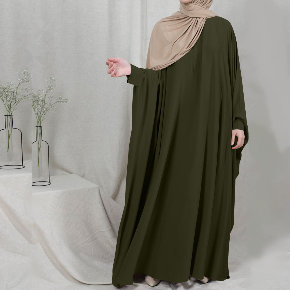 Eid Hooded Muslim Women Hijab Dress Prayer Garment Jilbab Abaya Long Khimar Full Cover Ramadan Gown Abayas Islamic Clothes Niqab - Needify