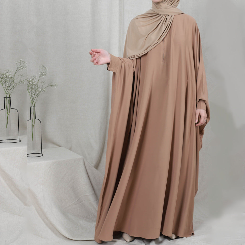 Eid Hooded Muslim Women Hijab Dress Prayer Garment Jilbab Abaya Long Khimar Full Cover Ramadan Gown Abayas Islamic Clothes Niqab - Needify
