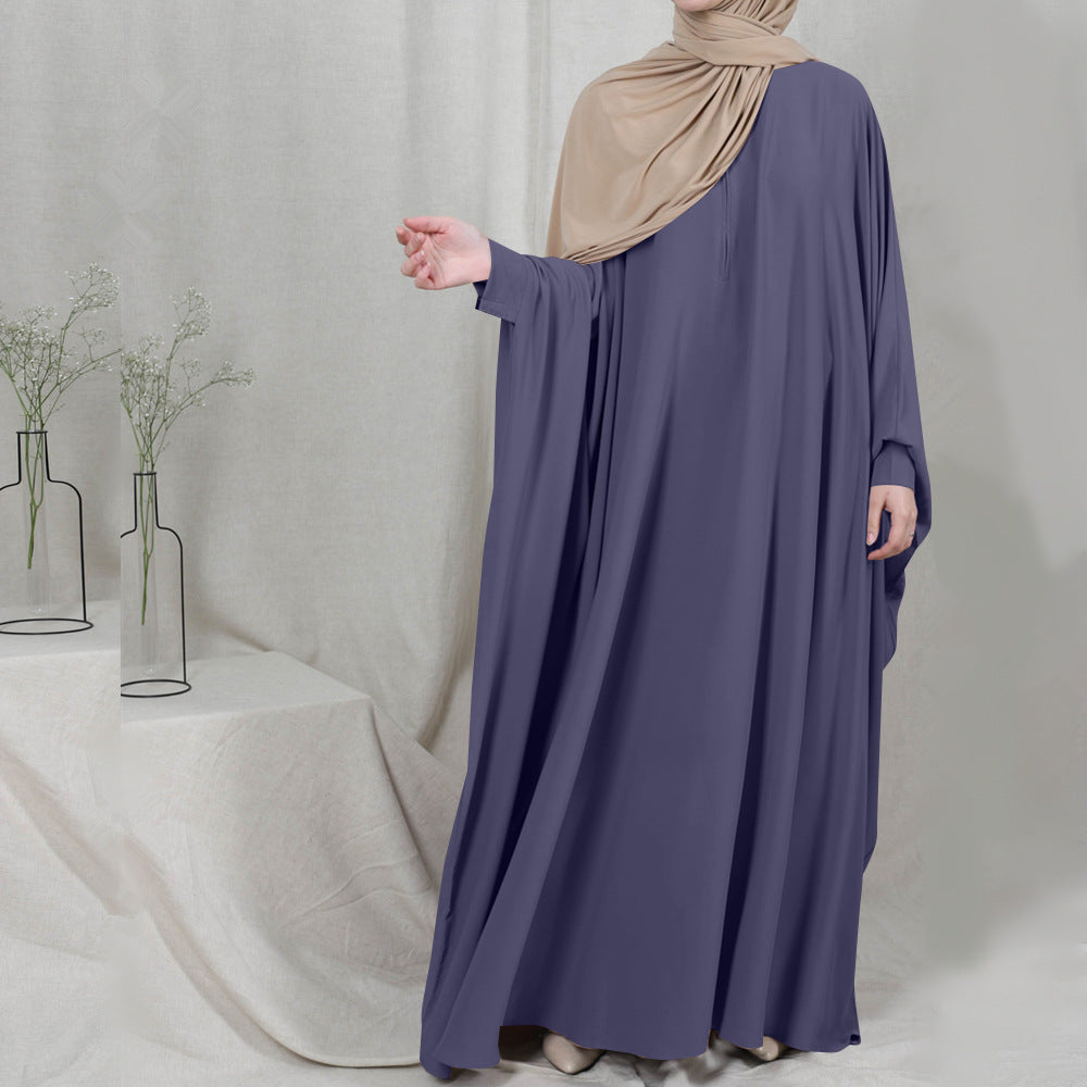 Eid Hooded Muslim Women Hijab Dress Prayer Garment Jilbab Abaya Long Khimar Full Cover Ramadan Gown Abayas Islamic Clothes Niqab - Needify