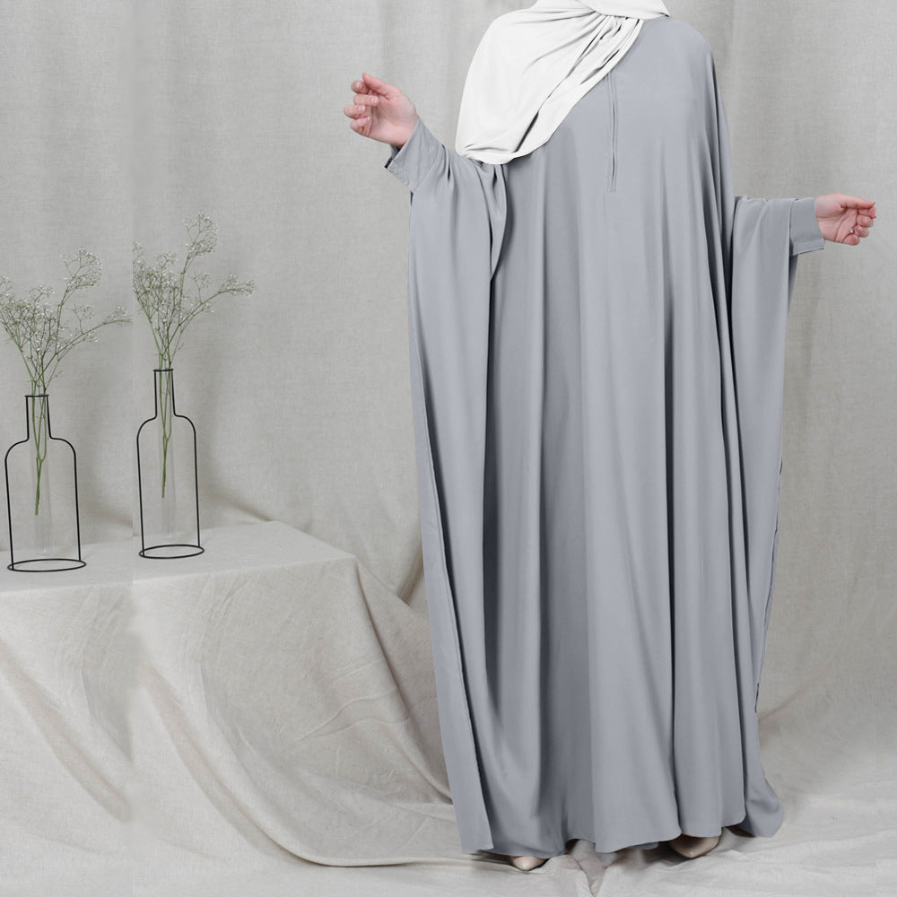Eid Hooded Muslim Women Hijab Dress Prayer Garment Jilbab Abaya Long Khimar Full Cover Ramadan Gown Abayas Islamic Clothes Niqab - Needify