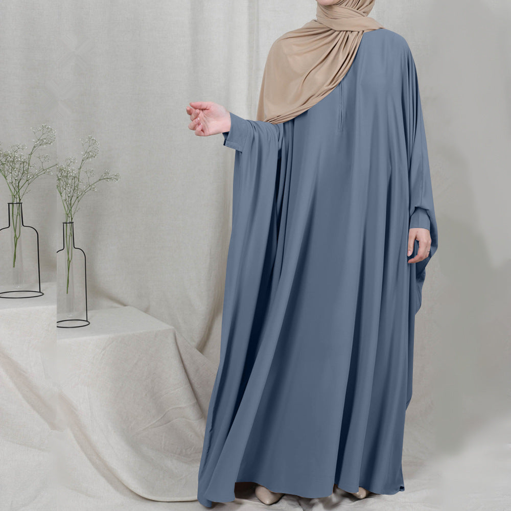 Eid Hooded Muslim Women Hijab Dress Prayer Garment Jilbab Abaya Long Khimar Full Cover Ramadan Gown Abayas Islamic Clothes Niqab - Needify